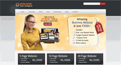 Desktop Screenshot of dynamicwebdesigner.com